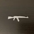 Mô hình súng AK-47 thu nhỏ cực chất cho Lucky 13 - Thumbnail 2