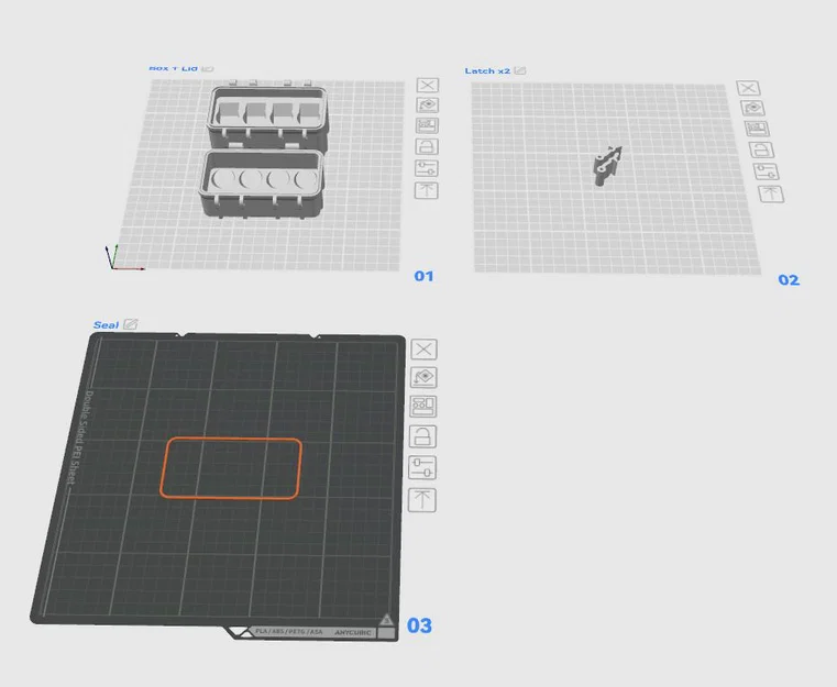 Hộp Đựng Vòi Phun (Nozzle) Cho Máy In 3D Flashforge AD5m - Image 1