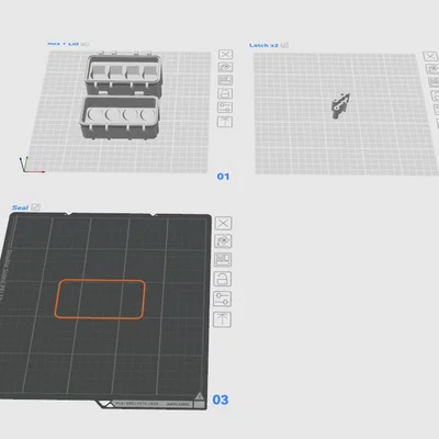 Hộp Đựng Vòi Phun (Nozzle) Cho Máy In 3D Flashforge AD5m