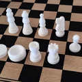 Bộ quân cờ vua và cờ đam (Chess Set) in 3D dễ dàng không cần support - Thumbnail 2