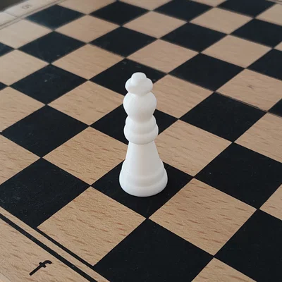 Bộ quân cờ vua và cờ đam (Chess Set) in 3D dễ dàng không cần support