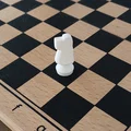 Bộ quân cờ vua và cờ đam (Chess Set) in 3D dễ dàng không cần support - Thumbnail 7