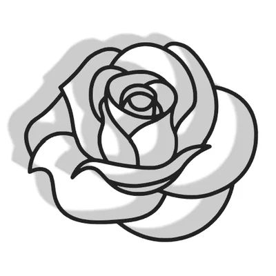 Mô hình trang trí tường hình hoa hồng (Rose Decor) tinh tế