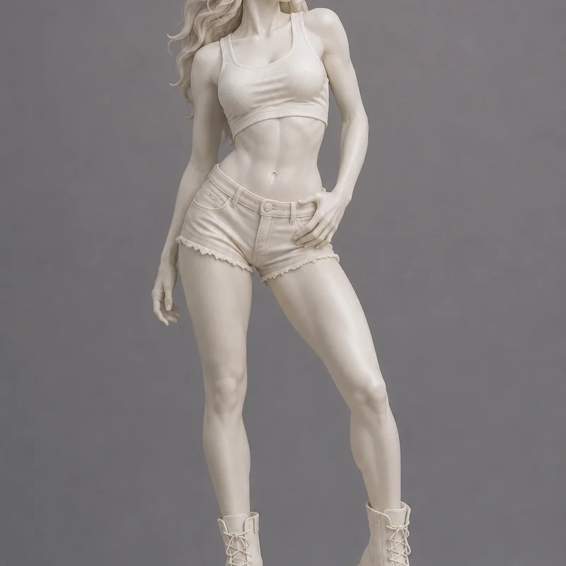 Mô hình tượng cô gái tự tin (Confident Woman) cho in 3D cực sắc nét