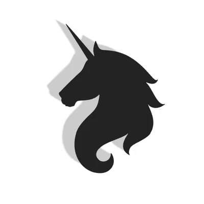 Mô hình trang trí tường đầu Kỳ Lân (Unicorn Decor) độc đáo