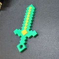 Kiếm Minecraft (có thể thay đổi kích thước) - Thumbnail 3