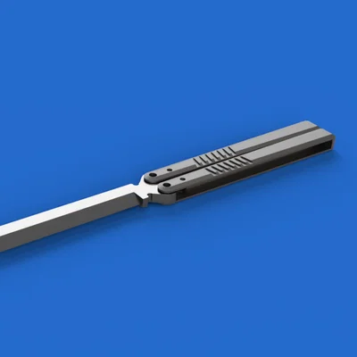 Mô hình dao bướm tập luyện 3D Easy Butterfly Knife dễ lắp ráp