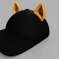 Phụ kiện tai mèo 3D gắn mũ lưỡi trai - Cat Cap độc đáo - Thumbnail 1