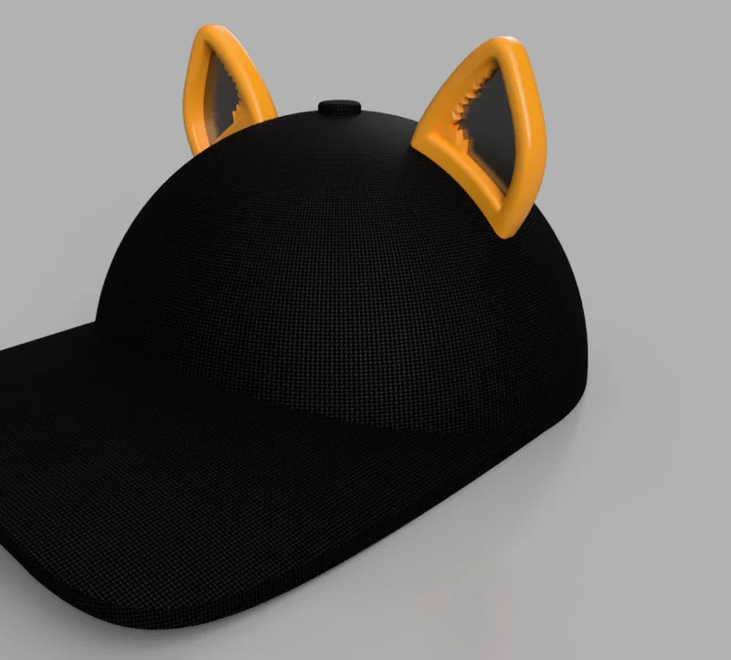 Phụ kiện tai mèo 3D gắn mũ lưỡi trai - Cat Cap độc đáo