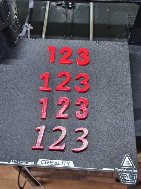 Bộ Số In 3D (0-9) - 7 Kiểu Font Chữ - Image 2