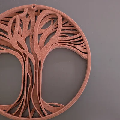 Mô hình trang trí treo tường Yggdrasil (Cây Thế Giới) in 3D độc đáo
