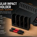 Bản vẽ thiết kế giá cắm mũi khoan Modular Impact Bit Holder - Thumbnail 1