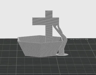 Khay Đựng Chìa Khóa Ô Tô Thiết Kế Lục Giác Tối Giản (3D Model) - Image 1