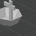 Khay Đựng Chìa Khóa Ô Tô Thiết Kế Lục Giác Tối Giản (3D Model) - Thumbnail 2