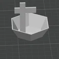 Khay Đựng Chìa Khóa Ô Tô Thiết Kế Lục Giác Tối Giản (3D Model) - Thumbnail 3