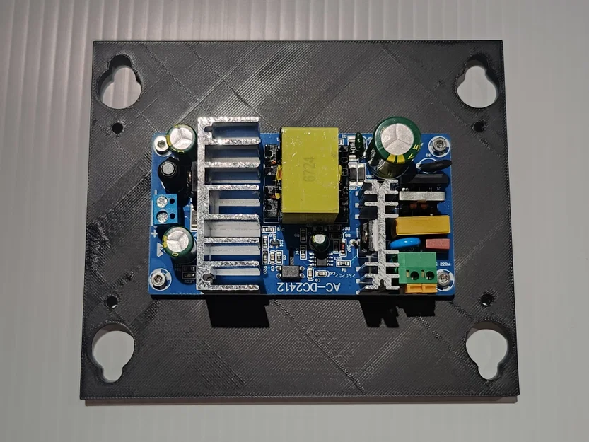 Tấm đế Recreator3D MK6 cho bộ nguồn Daokai 24v (Nguồn giá rẻ Amazon) - Image 1
