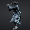 Mô hình 3D Samurai: Chiến binh Nhật Bản cổ đại sắc nét - Thumbnail 2