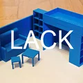 Mô hình bàn Ikea LACK tỷ lệ 1:25 - Thumbnail 1