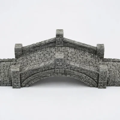 Mô hình cầu đá thu nhỏ (Miniature Bridge) cho sa bàn và diorama