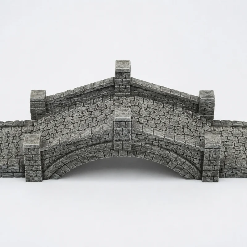 Mô hình cầu đá thu nhỏ (Miniature Bridge) cho sa bàn và diorama