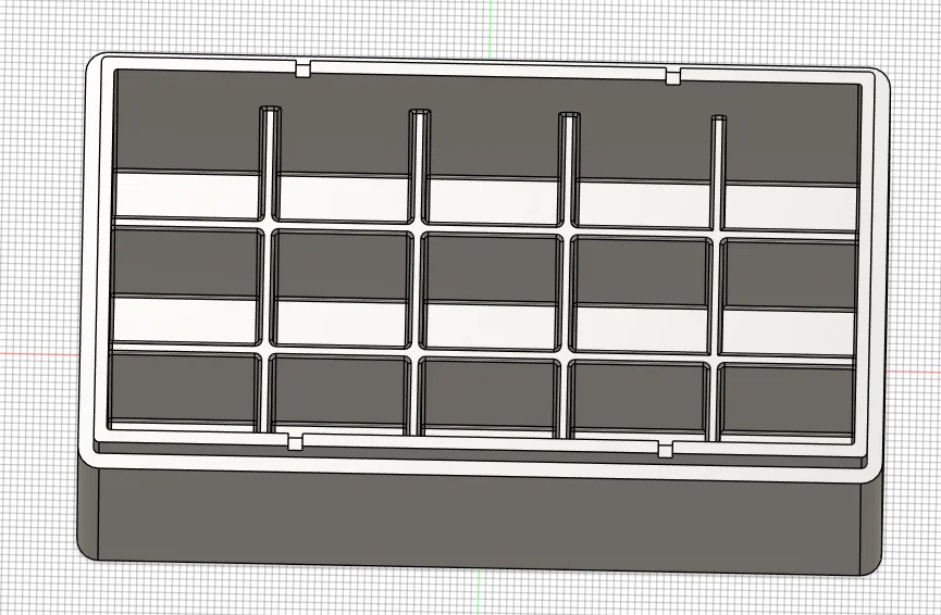 Hộp đựng pin Lipo 2S 15 ngăn cho xe điều khiển từ xa (RC) - Image 1
