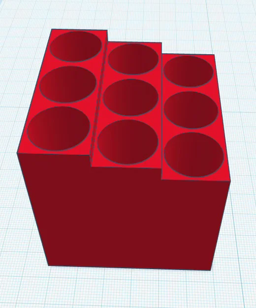Khay cắm bút 9 ngăn thiết kế bậc thang tiện dụng - In 3D - Image 1