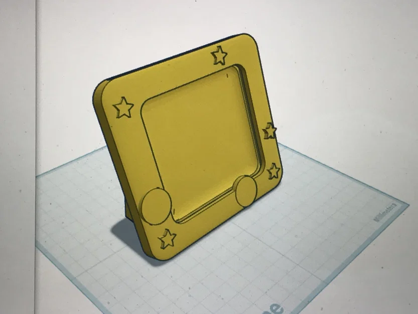 Khung ảnh để bàn thiết kế ngôi sao xinh xắn cho máy in 3D - Image 1