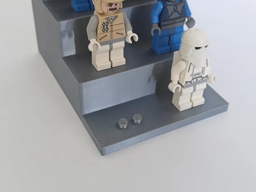 Kệ trưng bày 4 tầng cho mô hình minifigure | Chứa 4-20 mô hình - Image 4
