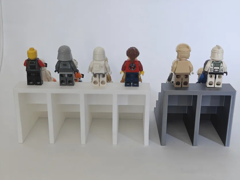 Kệ trưng bày 4 tầng cho mô hình minifigure | Chứa 4-20 mô hình - Image 5