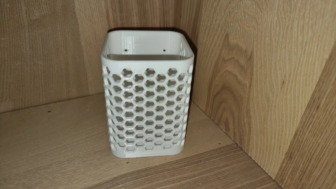 Ống đựng bút hình lục giác cho bảng Skadis - Hệ thống T-Nut - Image 2
