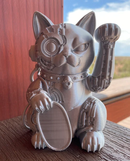 Mèo thần tài Cyborg kiểu Nhật - Mecha Maneki Neko - Image 1
