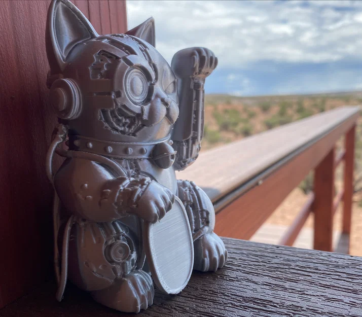 Mèo thần tài Cyborg kiểu Nhật - Mecha Maneki Neko - Image 2