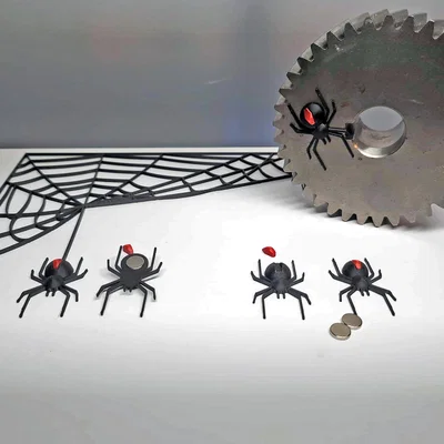 Mô hình trang trí Halloween: Nhện và mạng nhện 3D