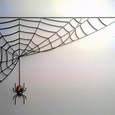 Mô hình trang trí Halloween: Nhện và mạng nhện 3D