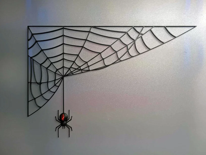 Mô hình trang trí Halloween: Nhện và mạng nhện 3D - Image 6