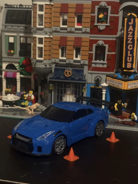Bộ Cọc Tiêu Giao Thông Mini Cho Xe RC Drift (Mini Traffic Cones) - Image 1