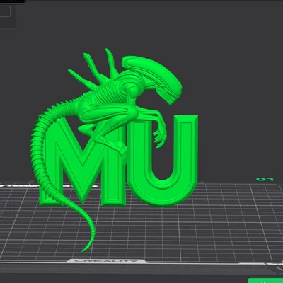 Mô hình in 3D ALIEN MU độc đáo cho người yêu thích khoa học viễn tưởng