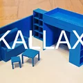 Mô hình tủ Ikea KALLAX tỉ lệ 1:25 - Thumbnail 1