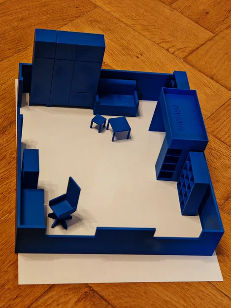 Mô hình tủ Ikea KALLAX tỉ lệ 1:25 - Image 3