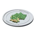 Đồng xu phù điêu địa hình 3D nước Đức (85 mm) – Token sưu tầm - Thumbnail 5