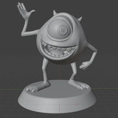 Mike Wazowski - Tượng hoặc Hộp Đựng