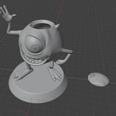 Mike Wazowski - Tượng hoặc Hộp Đựng