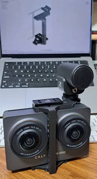 Ngàm gắn mic và phụ kiện cho camera CALF Visinse VR180 - Image 3