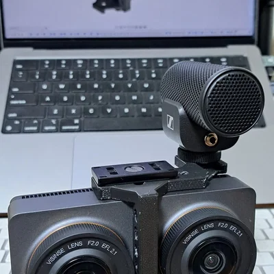 Ngàm gắn mic và phụ kiện cho camera CALF Visinse VR180