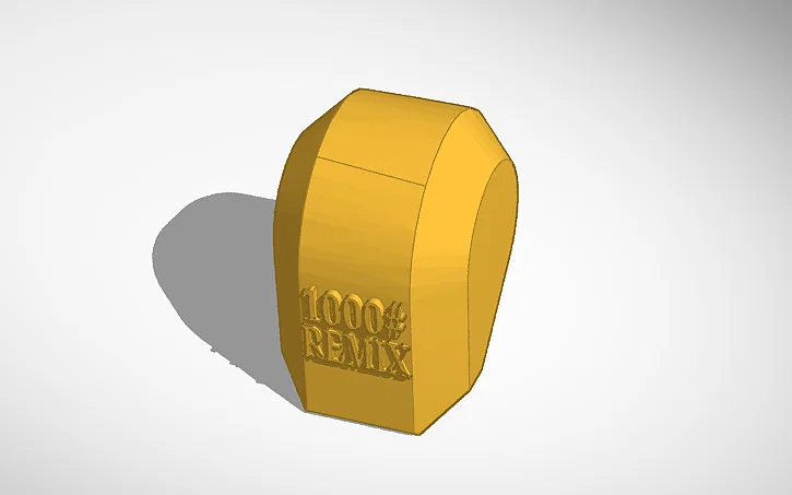 Mô hình đầu 1000# Remix cho Dummy 13 - Phụ kiện in 3D độc đáo - Image 1