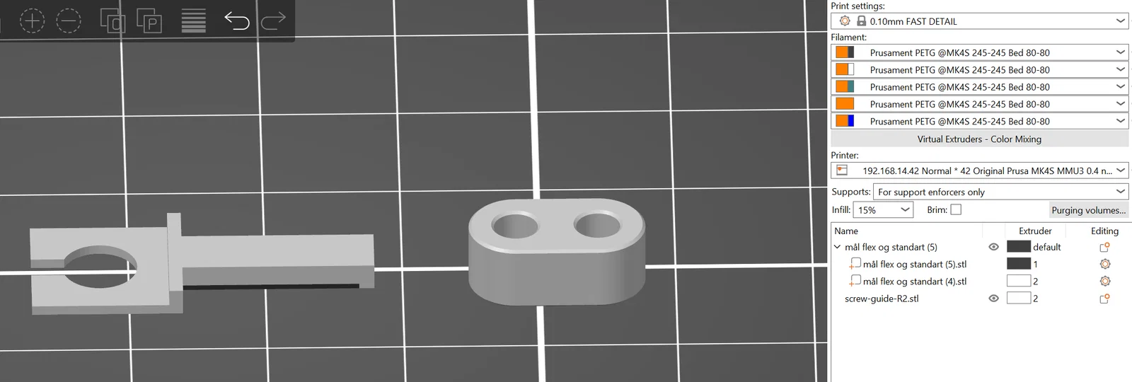Công cụ điều chỉnh nhanh nhựa TPU/Flex cho Prusa MK4S với MMU3 - Image 4