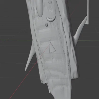 Mô hình 3D Korok với chong chóng lá xoay được cực dễ thương