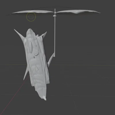 Mô hình 3D Korok với chong chóng lá xoay được cực dễ thương