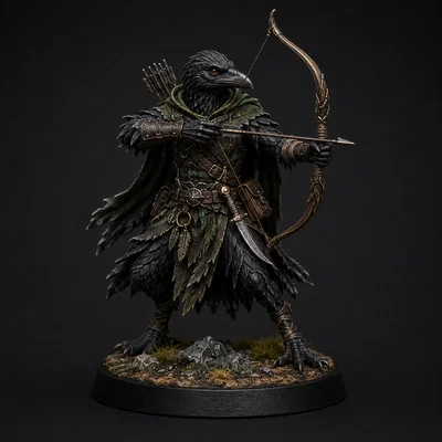 Mô hình Kenku Ranger (DnD) - Chiến binh chim siêu chi tiết