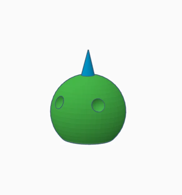 Mô hình chú Blob có sừng (Horned Blob) 3D siêu dễ thương - Image 1